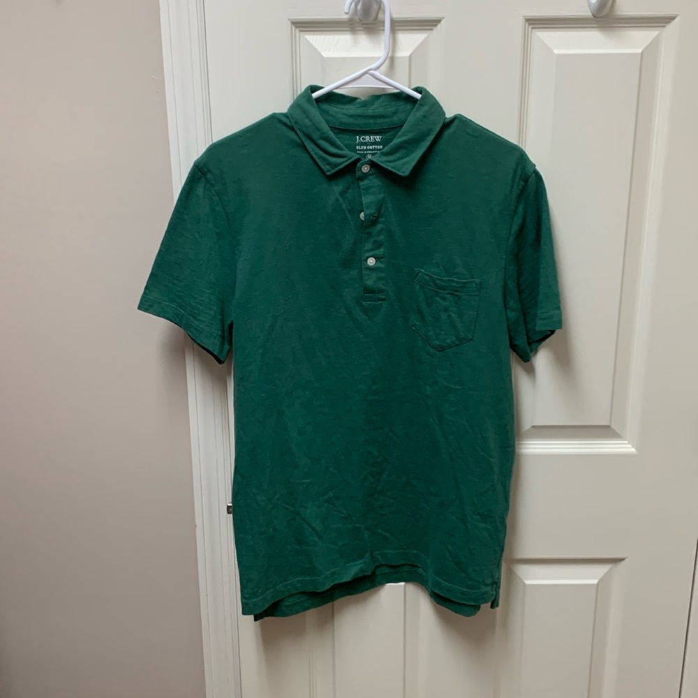J. Crew Slub Cotton Medium 100% Cotton Polo